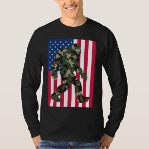 Camouflage Bigfoot Sasquatch T-Shirt