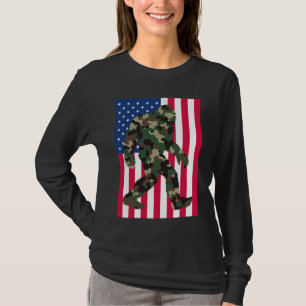 Camouflage Bigfoot Sasquatch T-Shirt