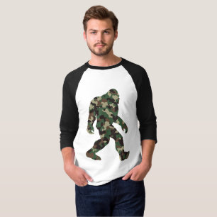 Camouflage Bigfoot Sasquatch T-Shirt