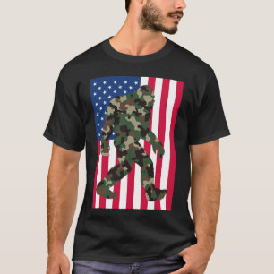 Camouflage Bigfoot Sasquatch T-Shirt