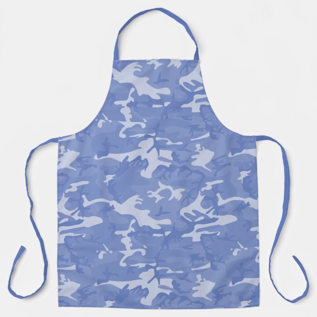 Camouflage Blue Schürze (Vorderseite)