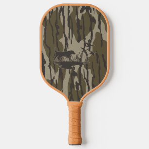 Camouflage Bottomland Hunde und Enten Pickleball Schläger