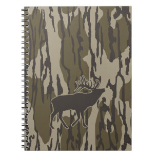 Camouflage Bottomland JagdElch Notizblock