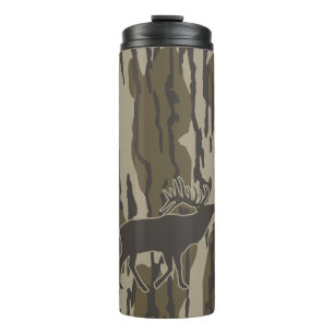 Camouflage Bottomland JagdElch Thermosbecher