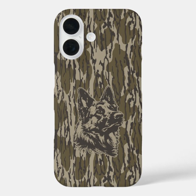Camouflage Bottomland Silhouette Case-Mate iPhone Hülle (Rückseite)