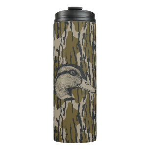 Camouflage Bottomland Wasservögel Ente Jagd Thermosbecher