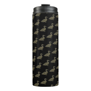 Camouflage Bottomland Wasservögel Ente Jagd Thermosbecher