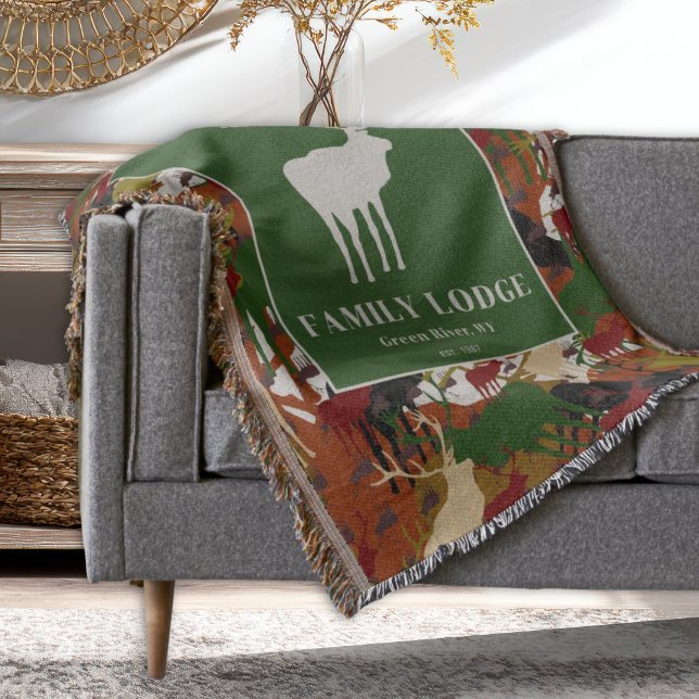 Camouflage Brown Green Personalized Decke (Von Creator hochgeladen)