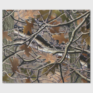 Camouflage Browns, Geschenkpapier, geruchtes Papie Geschenkpapier
