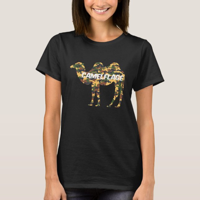 Camouflage Camel T-Shirt (Vorderseite)
