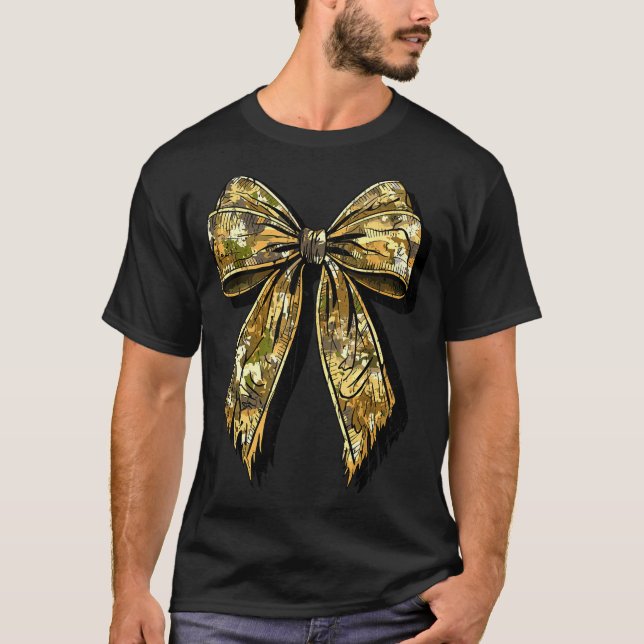 Camouflage Camo Bow Hunting Girl  T-Shirt (Vorderseite)