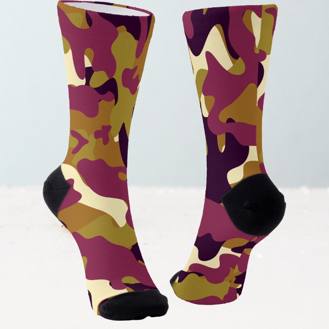 Camouflage camo clothes purple women socken (Von Creator hochgeladen)