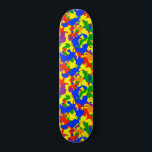 Camouflage Camouflage Fun Regenbogen Skateboard<br><div class="desc">Dieses Design kann personalisiert sein, indem Sie die Option anpassen, um Text hinzuzufügen oder andere Änderungen. Wenn dieses Produkt die Möglichkeit hat, das Design auf einen anderen Gegenstand zu übertragen, stellen Sie bitte sicher, dass das Design auf die Anforderungen angepasst wird, falls erforderlich. Kontaktieren Sie mich unter colorflowcreations@gmail.com , wenn...</div>