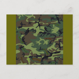 Camouflage Camouflage Postkarte