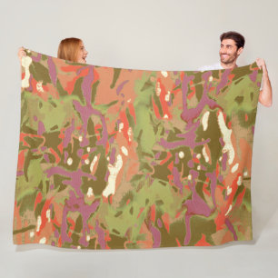 Camouflage Camouflage, schauen Sie mich an! Fleecedecke