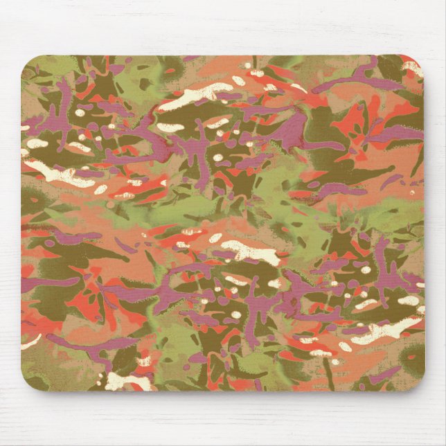 Camouflage Camouflage, schauen Sie mich an! Mousepad (Vorne)