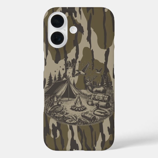 Camouflage Camping Gear Camouflage Case-Mate iPhone Hülle (Rückseite)