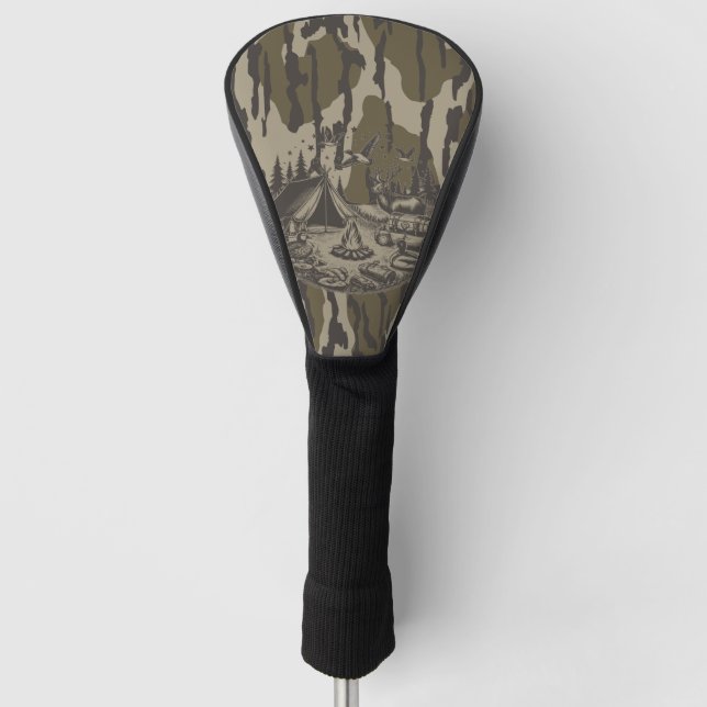 Camouflage Camping Gear Camouflage Golf Headcover (Vorderseite)