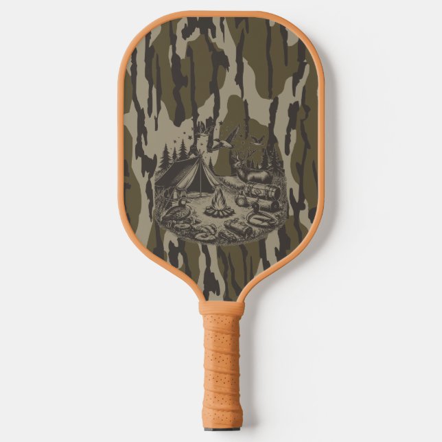 Camouflage Camping Gear Camouflage Pickleball Schläger (Vorderseite)