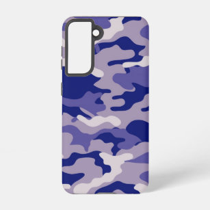 Camouflage Camping Jagd Blue Camouflage Samsung Galaxy Hülle