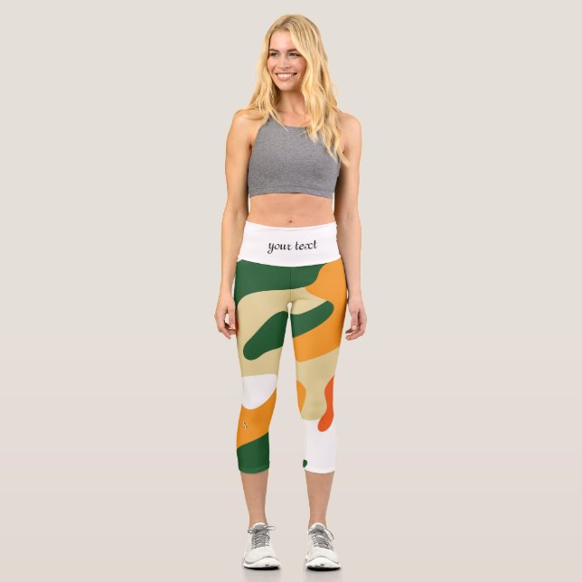 camouflage capri leggings (Vorderseite)
