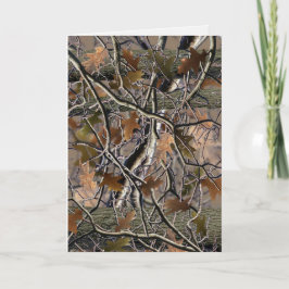 Camouflage Card, Geburtstage, Veranstaltungen, Jag Karte