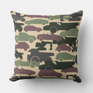 Camouflage Cars Kissen