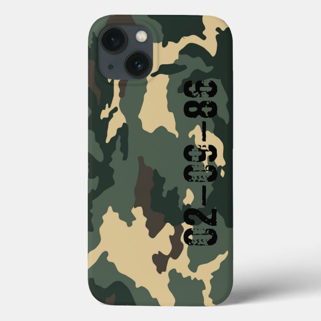 Camouflage Case-Mate iPhone Hülle (Rückseite)