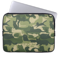 Camouflage Cats Pattern Army Green Kitats Camoufla