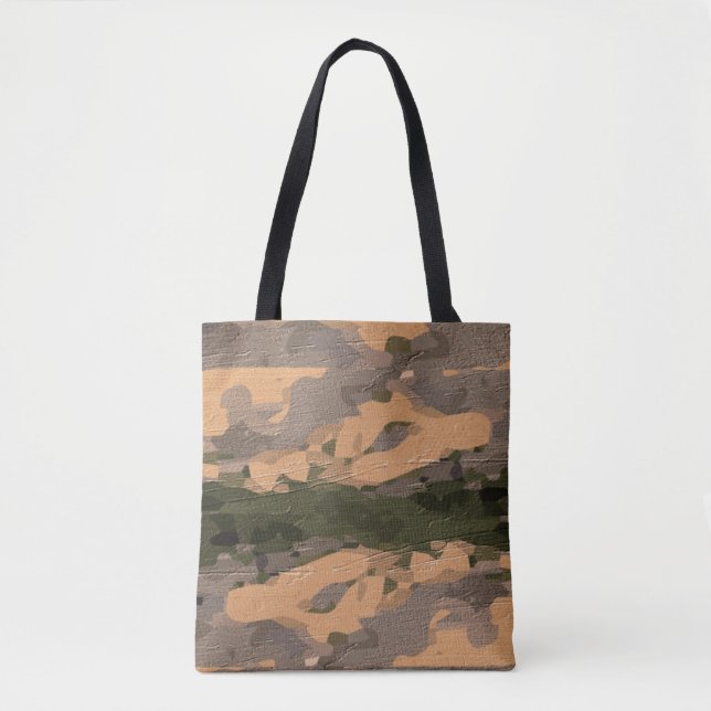 Camouflage Chic Militärische Tasche (Vorderseite)