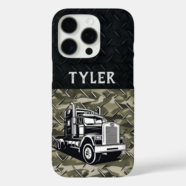 Camouflage cooler LKW-Name Case-Mate iPhone Hülle (Rückseite)