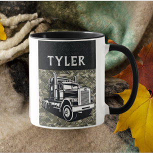 Camouflage cooler LKW-Name Tasse