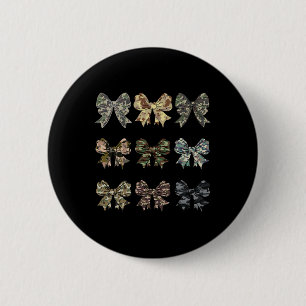 Camouflage Coquette Bow Duck Jagd Ente Jagd Männer Button