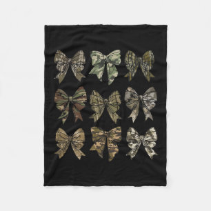 Camouflage Coquette Bow Duck Jagd Ente Jagd Männer Fleecedecke