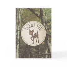 Camouflage Deer Baby Dusche Vielen Dank