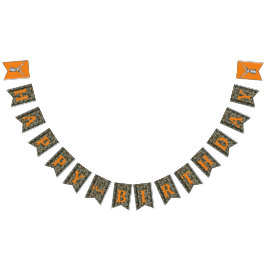 Camouflage Deer Junting Buck Men's Birthday Banner