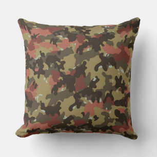Camouflage dekoratives Kissen