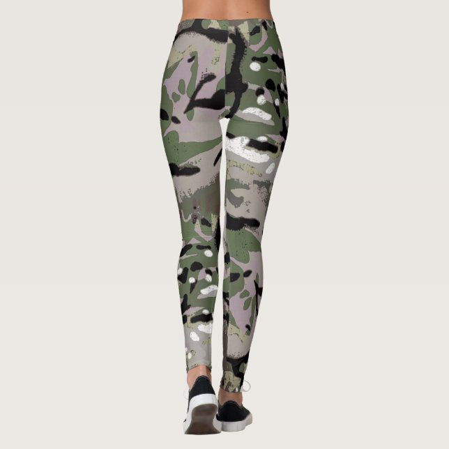 Camouflage der Camouflage und die Kunst des Versch Leggings (Rückseite)