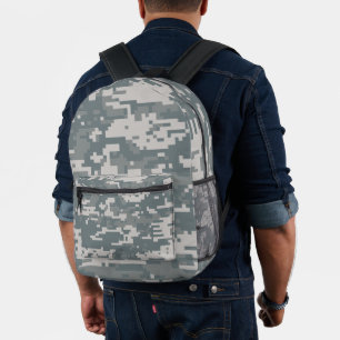 Camouflage der digitalen Natur Bedruckter Rucksack
