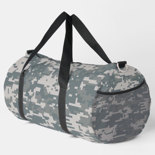 Camouflage der digitalen Natur Duffle Bag (Rechte Ecke)