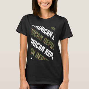 Camouflage der Dominikanischen Republik T-Shirt
