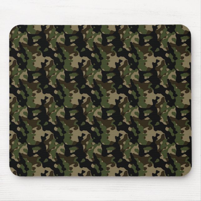 Camouflage der grünen Armee Camouflage Muster Mousepad (Vorne)