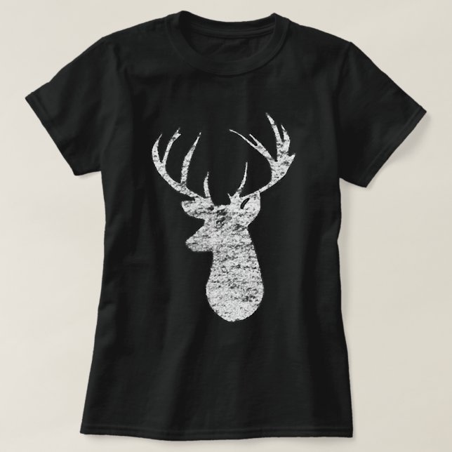 Camouflage der Hirschjagd 2-seitig T-Shirt (Design vorne)