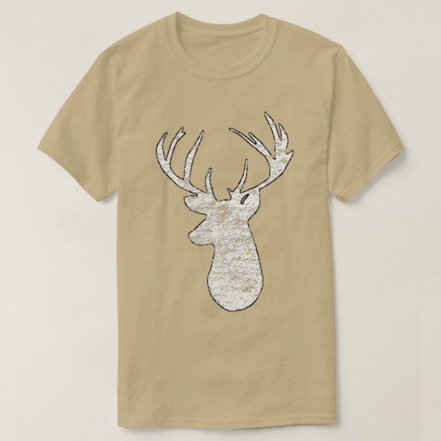 Camouflage der Hirschjagd 2Seite  T-Shirt (Design vorne)
