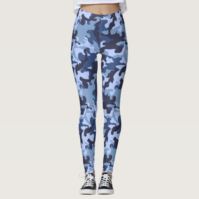 Camouflage der Marine - Legende Leggings (Vorderseite)