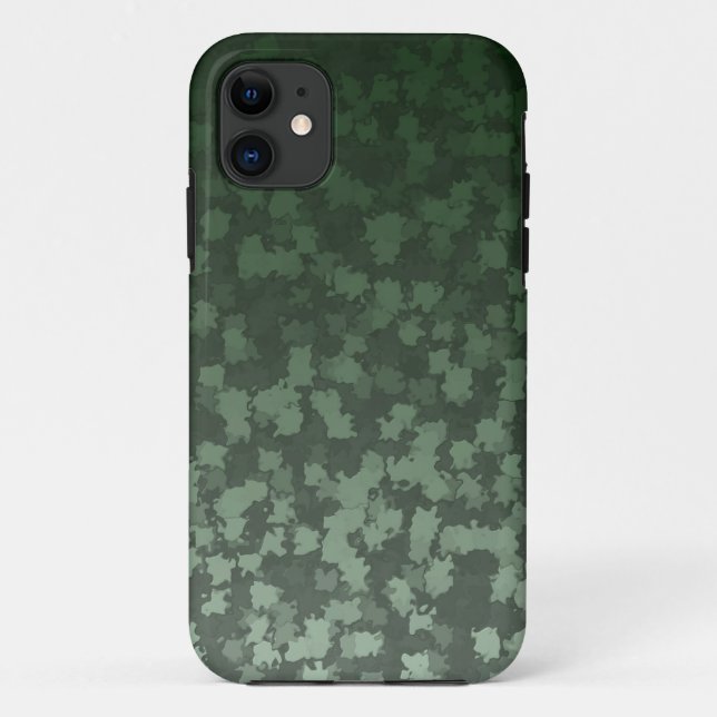 Camouflage der nächtlichen grünen Blätter Case-Mate iPhone Hülle (Rückseite)