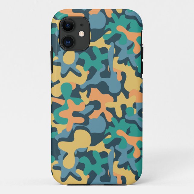 Camouflage der Rainbow-Signatur Case-Mate iPhone Hülle (Rückseite)