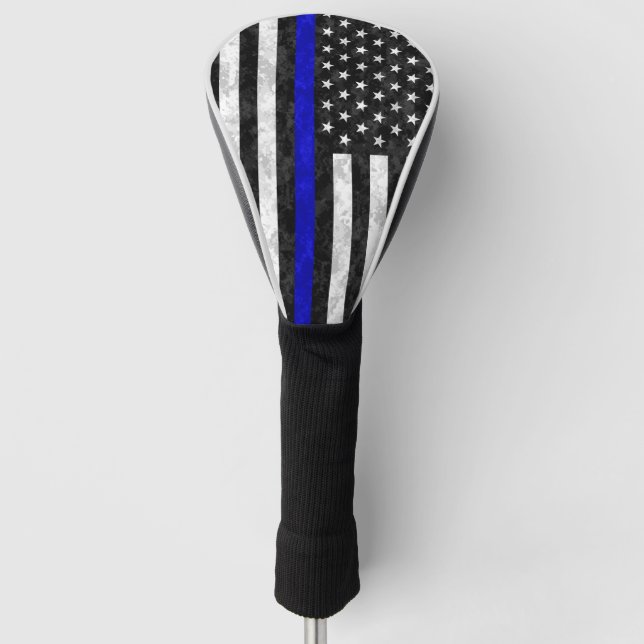Camouflage der Thin Blue Line Golf Headcover (Vorderseite)
