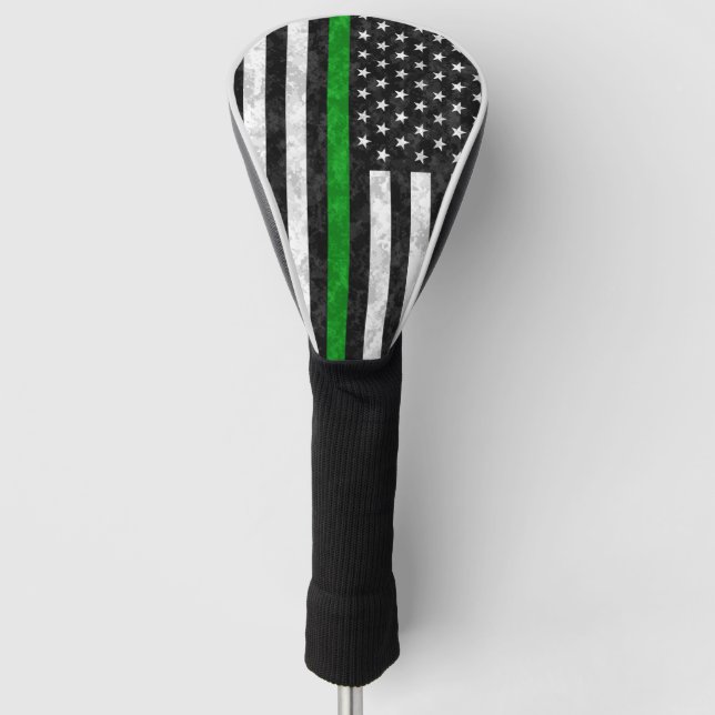 Camouflage der Thin Green Line Golf Headcover (Vorderseite)