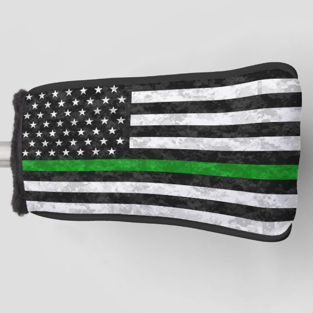 Camouflage der Thin Green Line Golf Headcover (Vorderseite)